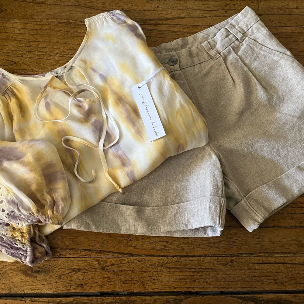 Women's Young, Fabulous & Broke - Boho Top / Blouse - Size XS